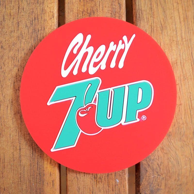 【楽天市場】コースター 7UP Cherry ラバー 7UP-RED キッチン おしゃれ 北欧 シリコン アメリカ 珪藻土 手作り アメリカ ...