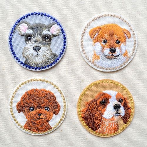 少数 服を洗う 正確に 犬 刺繍 やり方 Kirakutei Net Jp