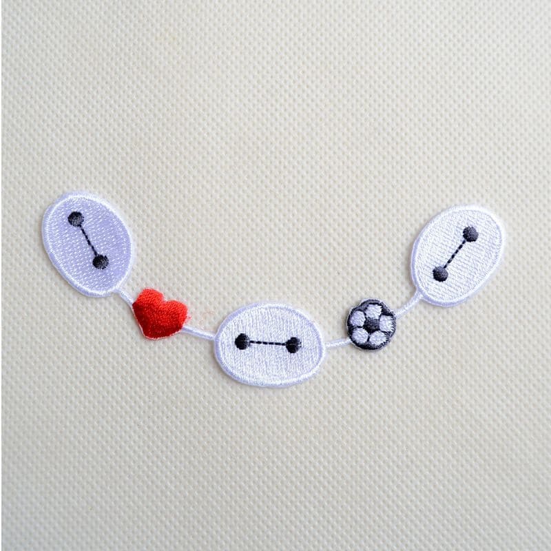 楽天市場】ワッペン ハート まつげ ミニ PING-078 ワッペン