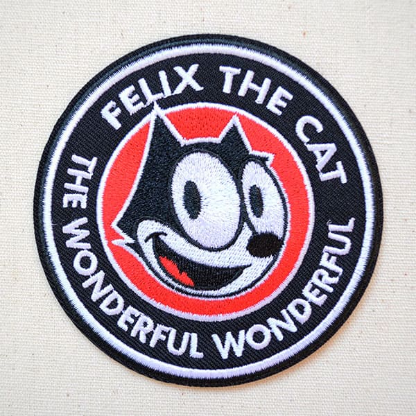 楽天市場 ワッペン フィリックスザキャット Felix The Cat ラウンド ブラック Ffc 001 A ワッペン アイロン ブランド 通販 アップリケ ブレザー シャツ エンブレム アルファベット イニシャル ミリタリー 入園 名前 キャラクター ワッペン通販 ワッペンストア