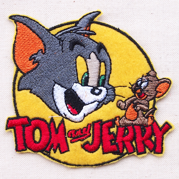楽天市場 キャラクターワッペン Tom And Jerry トムとジェリー Ljw