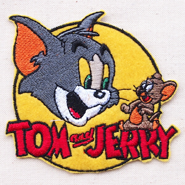 楽天市場 キャラクターワッペン Tom And Jerry トムとジェリー Ljw 061 アイロン アップリケ パッチ アルファベット エンブレム 名前 ミリタリー 車 ディズニー ワッペン Sss ワッペン通販 ワッペンストア