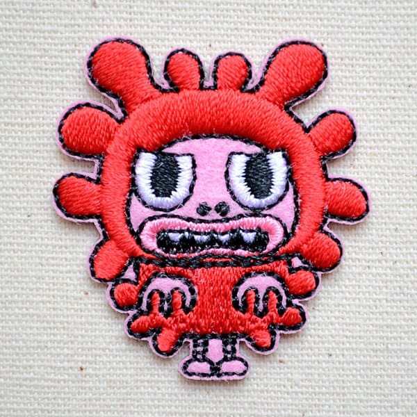 ウルトラマン ピグモン ワッペン アイロン ブランド ロゴ かいじゅうステップ ワンダバダ ピグちゃん PU351-PU47 かわいい 大人向け アップリケ アルファベット 入園 名前 キャラクター画像