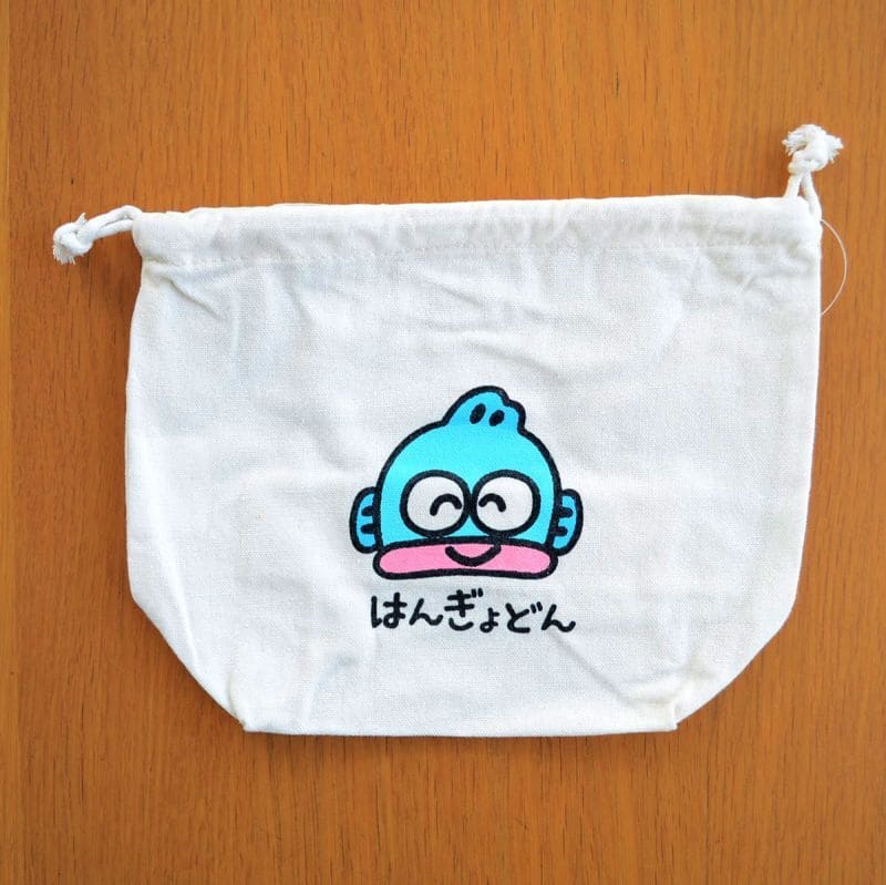 楽天市場】巾着袋 はんぎょどん おえかきさん マチ付き 840567 小物