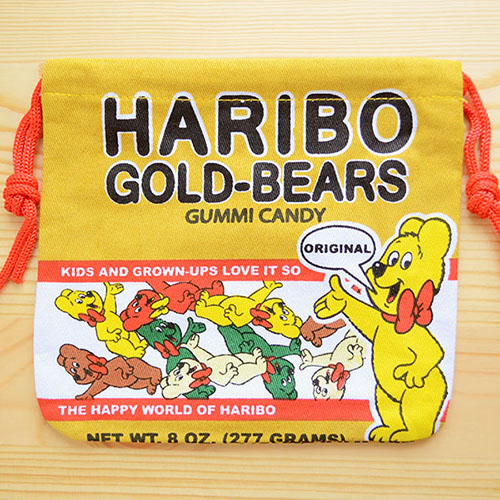 楽天市場 アメリカンキャラ巾着袋 S ハリボーグミ Haribo Ljk S008 ワッペン通販 ワッペンストア