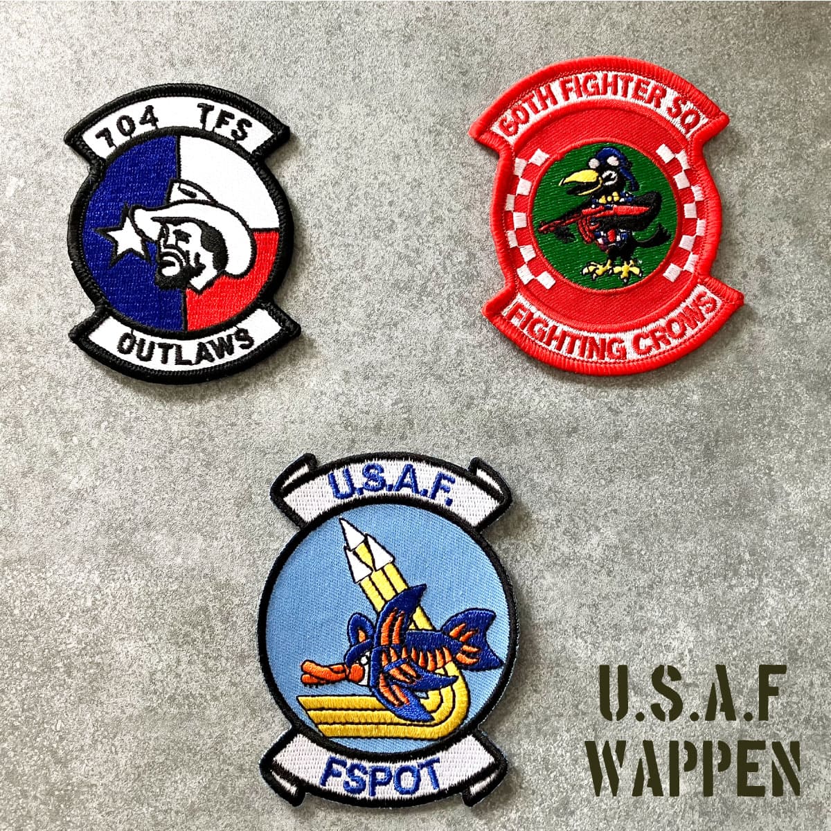 楽天市場】アメリカ空軍 ワッペン USAF PM3554 パッチ 刺繍 ミリタリー