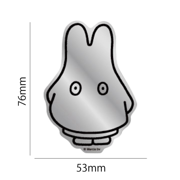 楽天市場 ステッカー 鏡面 おしゃれ スマホ ミッフィー ディックブルーナ Mif 015 カスタマイズ オリジナル おばけ ワッペン通販 ワッペンストア