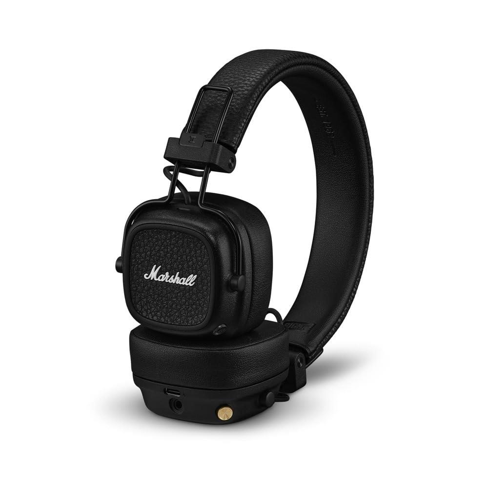 Marshall ワイヤレスオンイヤーヘッドホン Major V ブラック Bluetooth / 連続再生100時間 / Qi充電対応/通話対応 【国内正規品】｜LB77店 19,114円