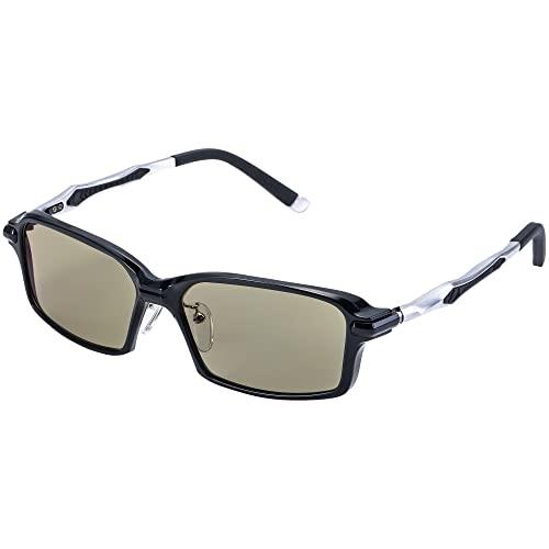 Zeque(ゼクー) 偏光サングラス Spike(スパイク) F-2064 ブラック＆シルバー TRUEVIEW SPORTS