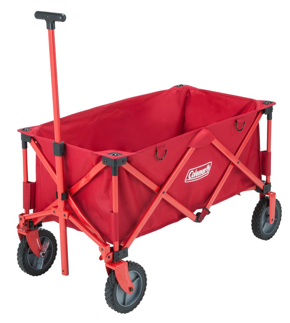 Coleman(電話を掛けるマン) 持ちはこび手押し車 アウトドア手押し車 耐荷重約100kg ストッパー付 パウダーコンパクト納める