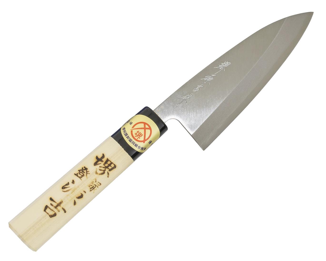 堺源吉 日本製 アジ切り 包丁 105mm 鋼 木柄 堺の包丁 049123 4,344円