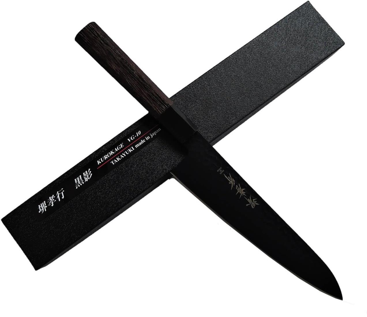 堺孝行 黒影 VG10槌目フッ素加工和式包丁 (和牛刀210mm 07493)｜LB77店 28,827円