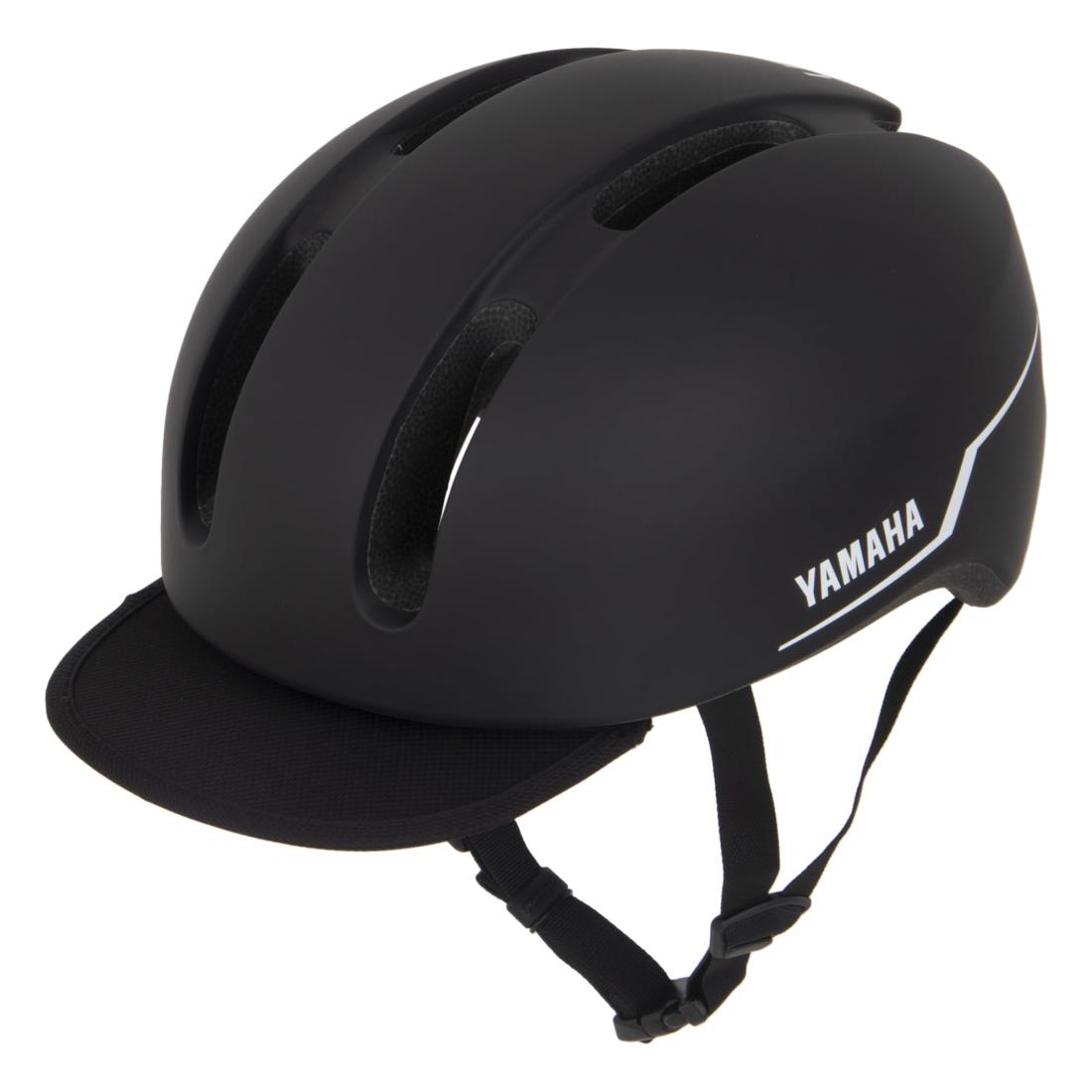 ヤマハ発動機(Yamaha) 自転車用ヘルメット キャンバスアーバン ヤマハロゴ仕様 マットブラック M/Lサイズ Q7C-OGH-Y00-00F【純正品】
