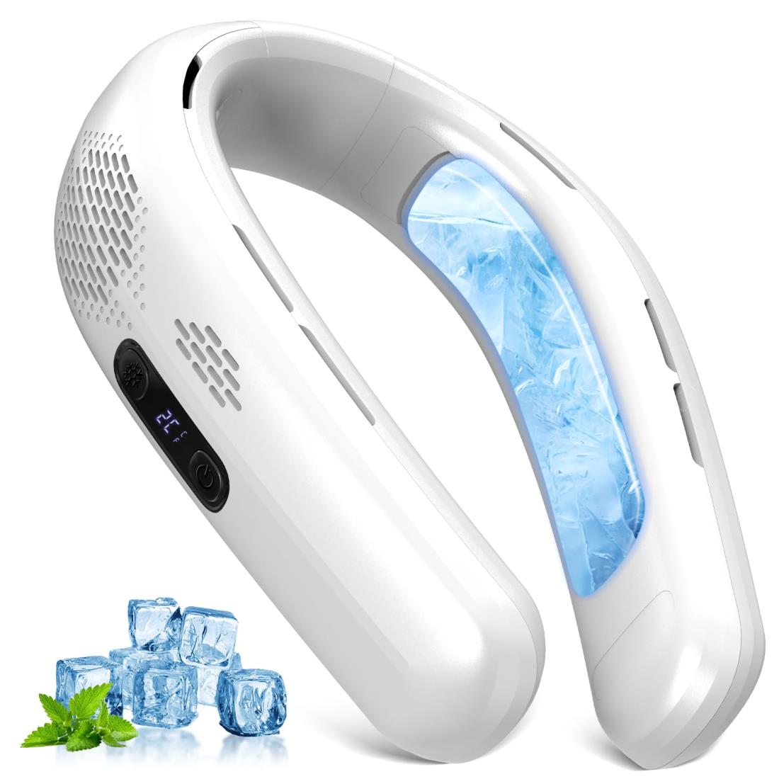 楽天市場】TWhours首掛け扇風機冷却プレート【2025年夏新型・3段階風量