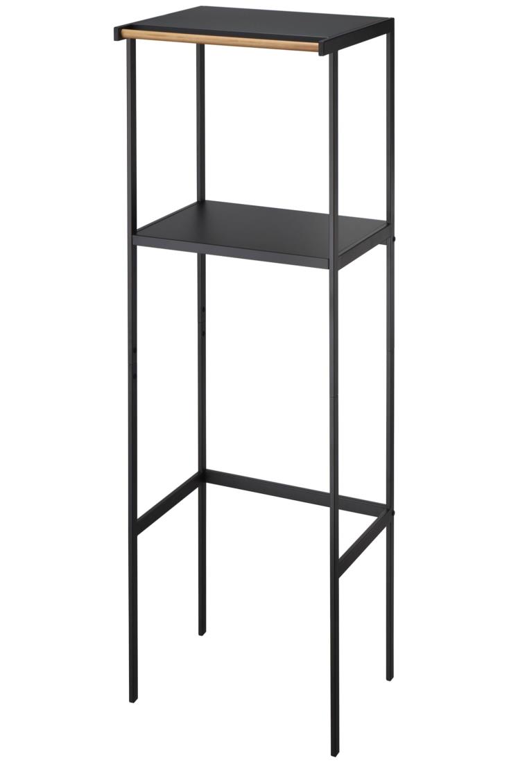 山崎実業(Yamazaki) ゴミ箱上 ラック ブラック 約W55XD45XH130cm タワー tower キッチンラック 2860｜LB77店