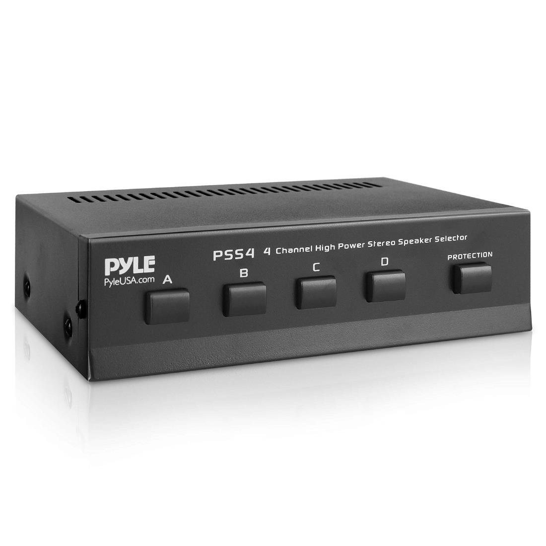 Pyle Home PSS4 4掘り割り ステレオ 金棒引き セレクター 並行輸入品 [並行輸入品]
