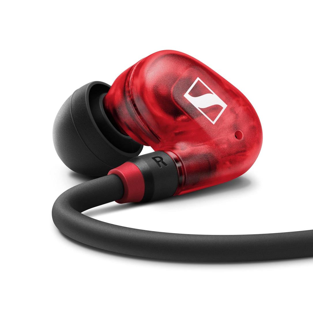 ゼンハイザー(Sennheiser) IE 100 PRO RED 労働者階級用モニタリングイヤホン 赤 【国内置き目品】 508942 カナル型 有線イヤ電話機