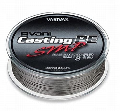 VARIVAS(バリバス) PEライン アバニ キャスティングPE スーパーマックスパワー 300m 4号 MAX70lb 8本 ステルスグレー｜LB77店