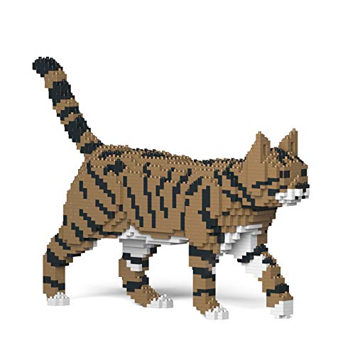 JEKCA ジェッカブロック トラネコ トラ猫 ベージュ 03S-M04 立体パズル 組立パズル