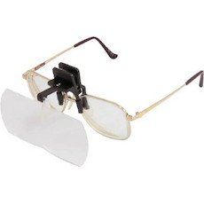 池田レンズ 双眼メガネルーペクリップタイプ2倍 HF40E