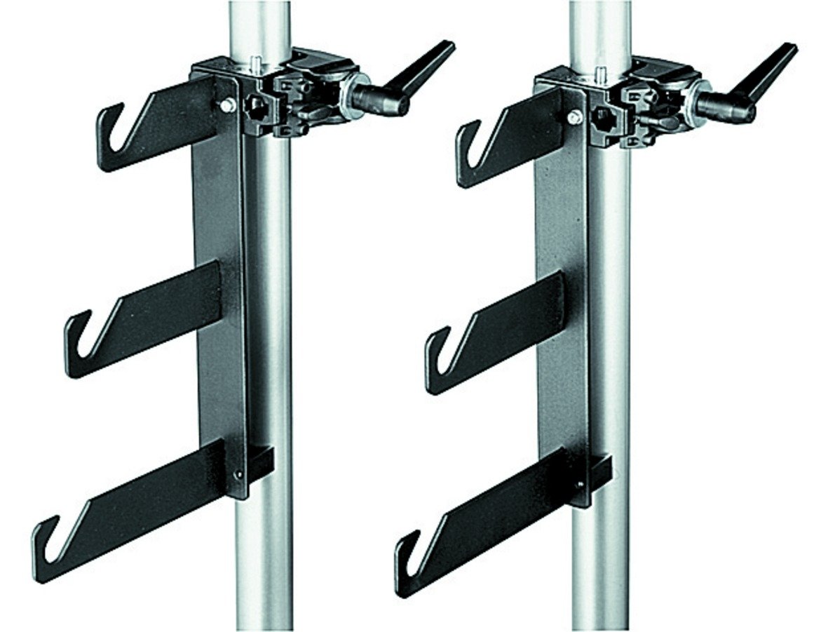 Manfrotto アクセサリー 背景紙取付 3本掛けフック 左右一対 (035スーパークランプ付) 044|LB77店
