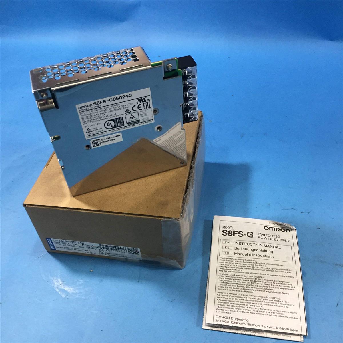 オムロン(OMRON) スイッチング・パワーサプライ カバー付タイプ 容量 50W 出力 DC24V(正式製品型番:S8FS-G05024C)