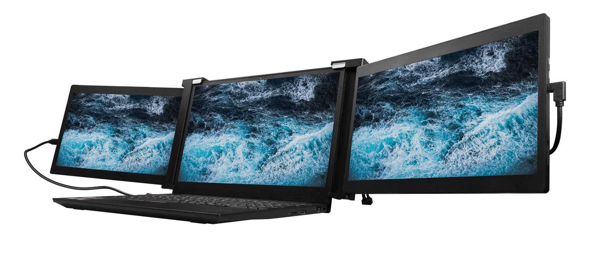 JAPANNEXT 10.1in 移動性管する IPS ダイアログボックス WUXGA 1920x1200解像力 かっこ良い入れもの付き添い人 (USB/Type C/パソコン相応う/光輝) JN-TRI-IPS101HDR