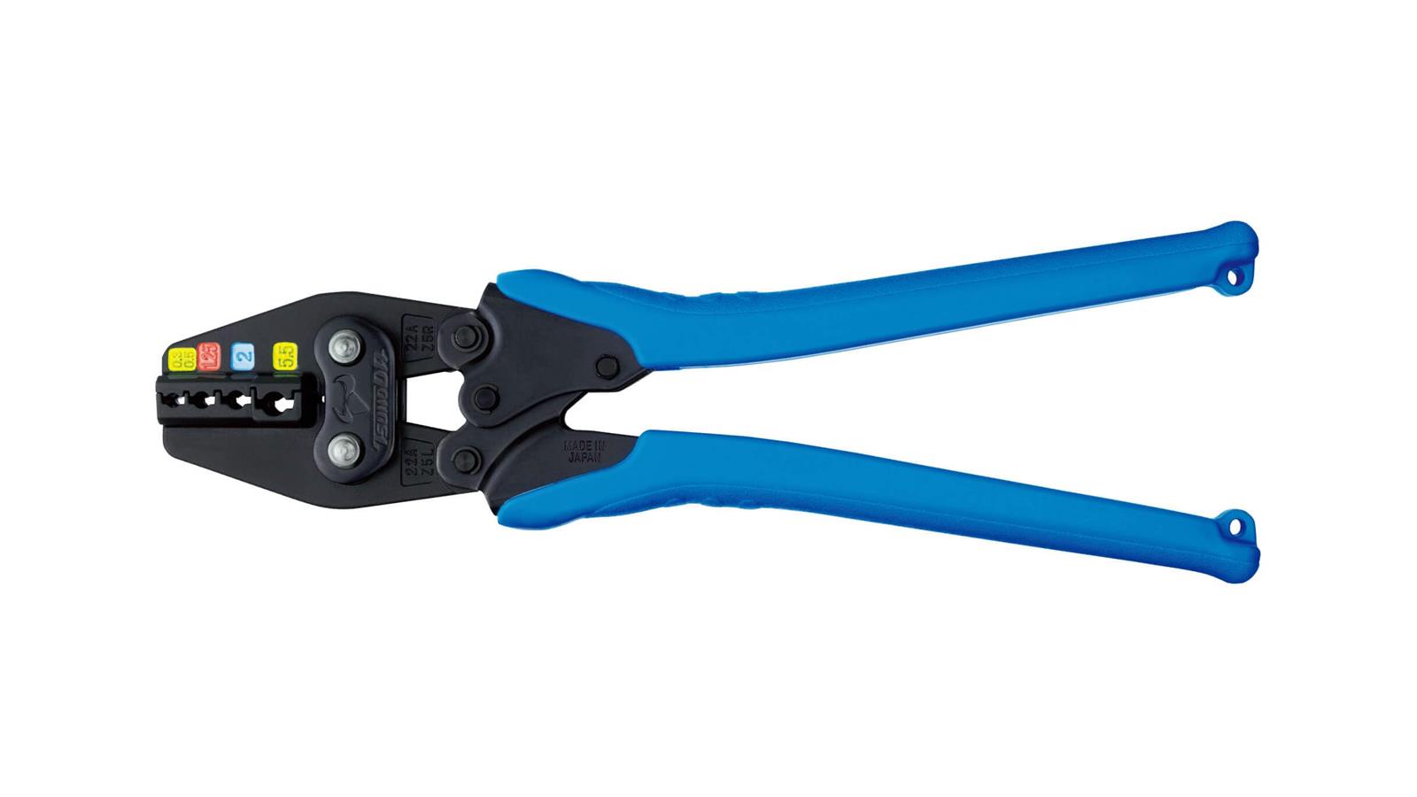 ツノダ(TSUNODA) 絶縁被覆付き圧着端子・スリーブ用 圧着工具 TPZ-5 日本製｜LB77店