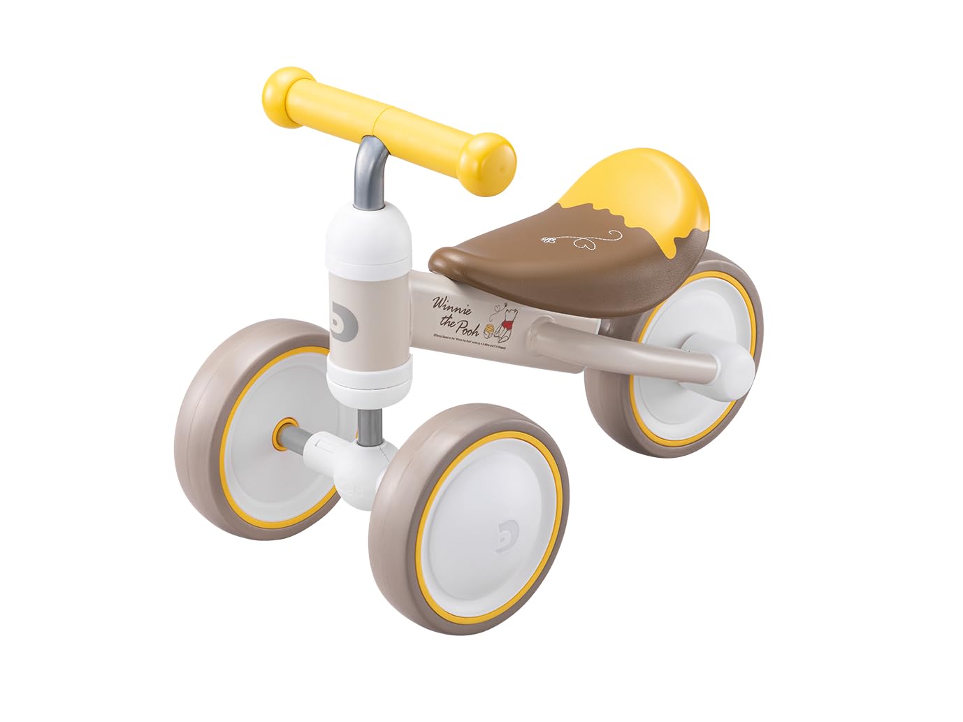 【公式】アイデス D-Bike mini ワイド ディズニー 三輪車 ペダルなし 屋内 幼児 赤ちゃん 男の子 女の子 ギフト プレゼント （プー）