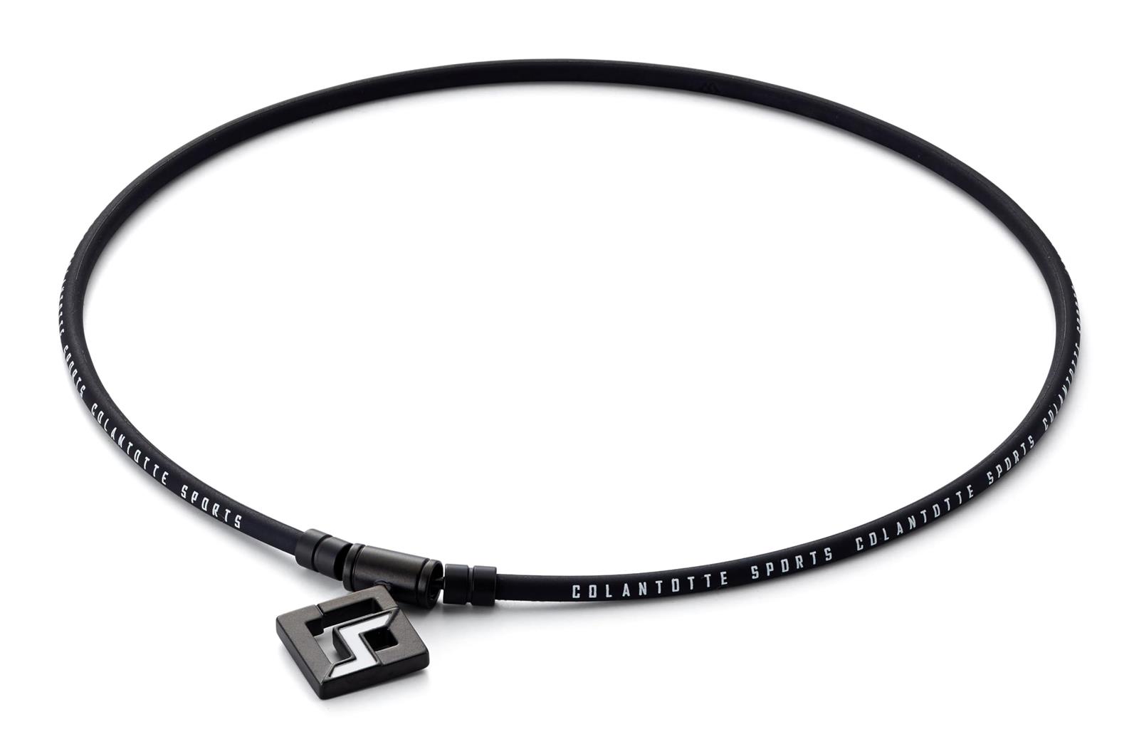 [コラントッテ] SPORTS PRO マグチタンネックレス SG160 CO磁気ネックレスS160 ループ：ブラック×ホワイトトップ：ブラックチタン×ホワイト L 51cm