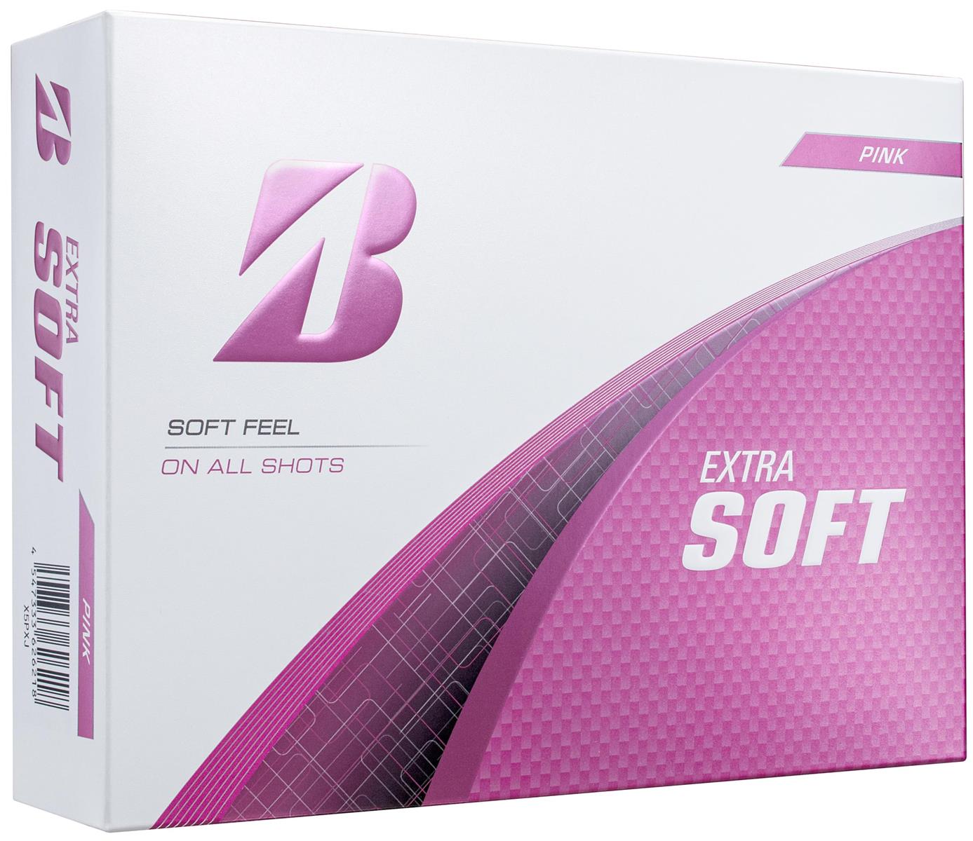 BRIDGESTONE(ブリヂストン)ゴルフボール EXTRA SOFT 2025年モデル 12球入 ピンク X5PXJ