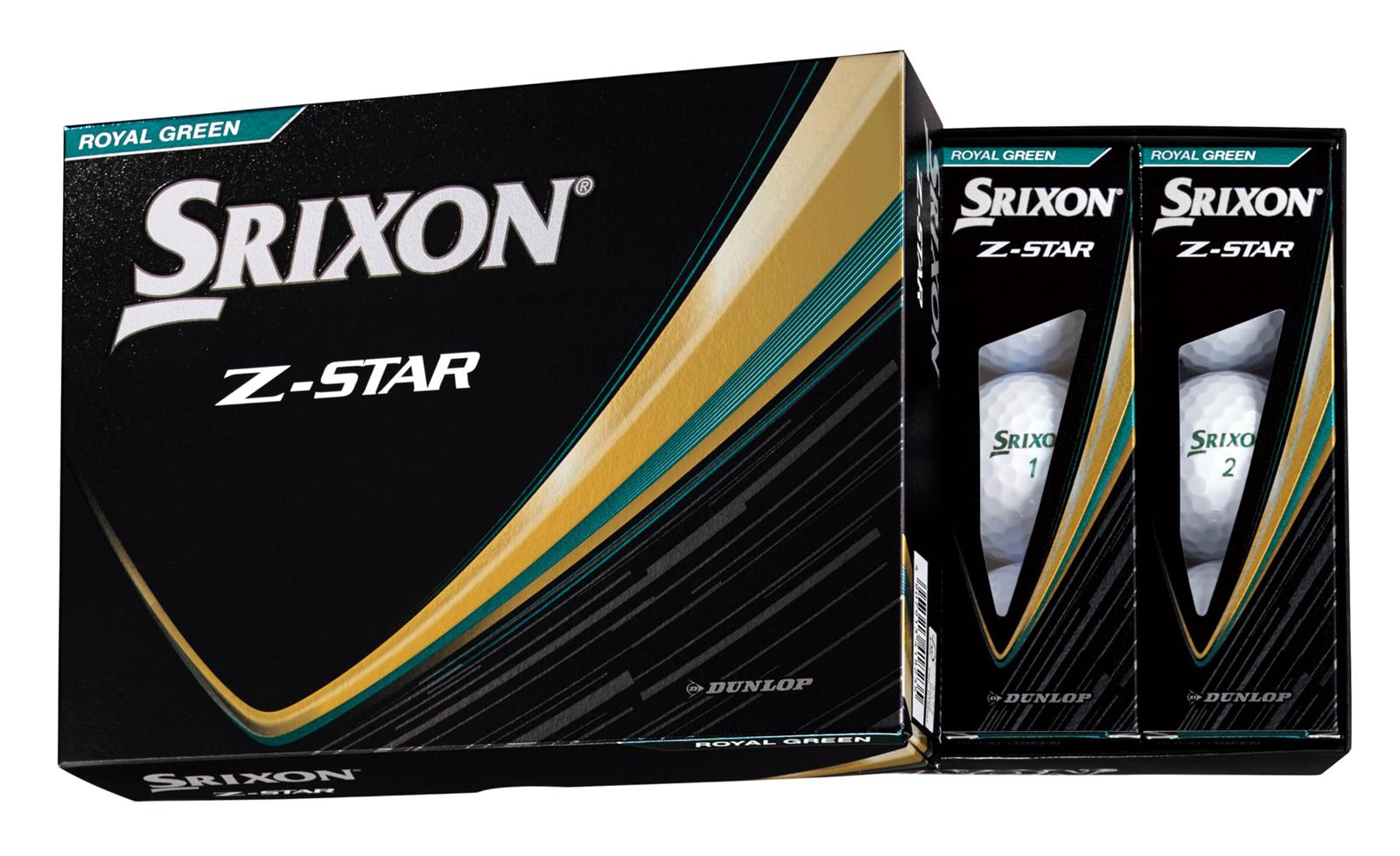 ダンロップゴルフボール SRIXON Z-STAR 2025年モデル 1ダース(12個入り) ロイヤルグリーン