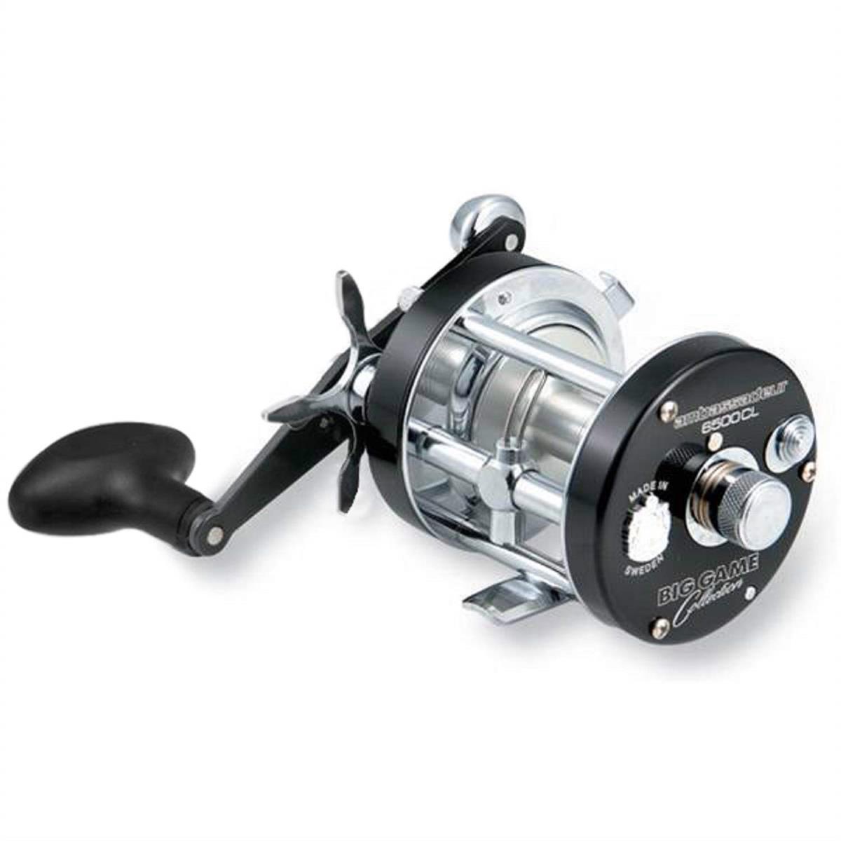 AbuGarcia (アブガルシア) 大使 (Ambassadeur) 6500CL 黒いこと 右一巻き カウンターバランスハンドル カゴ御釣り丸形木管