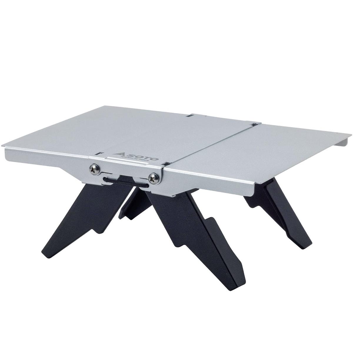 ソト(SOTO) トレイルテーブル Trail Table (ST-350 TriTrail トライトレイル収納・保護可能) キャンプ テーブル コンパクト 折り畳み 軽量 アルミ 登山 ST-3501