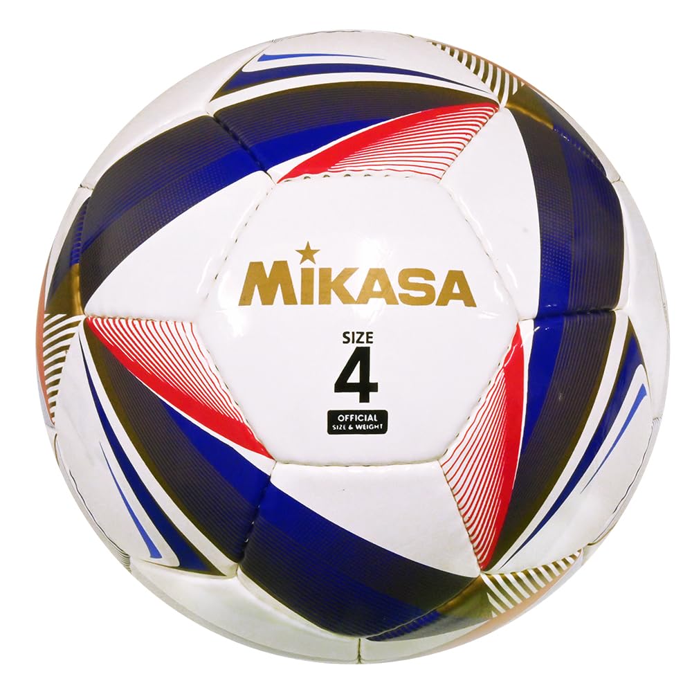 ミカサ(MIKASA) サッカーボール 4号球 日本サッカー協会 検定球 (小学生用) 手縫い ホワイト FT428D-W 推奨内圧0.610~0.810(kgf/?)