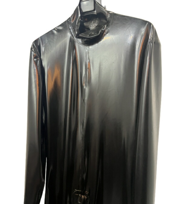 楽天市場】クロリネーションラバーキャットスーツネックエントリー