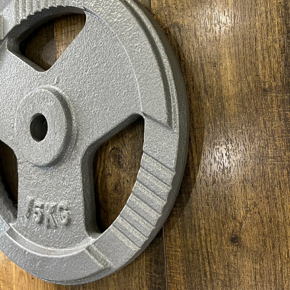 楽天市場】Φ 50mm 3グリップ アイアン プレート 15kg × 2枚