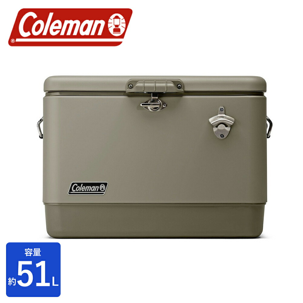 Coleman - 【未使用品】コールマン　クーラーボックス　スチールベルト51L coleman Coleman - 【未使用品】コールマン クーラーボックス スチール