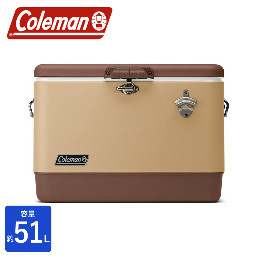 楽天市場】コールマン スチールベルトクーラー 54qt / ブルー_