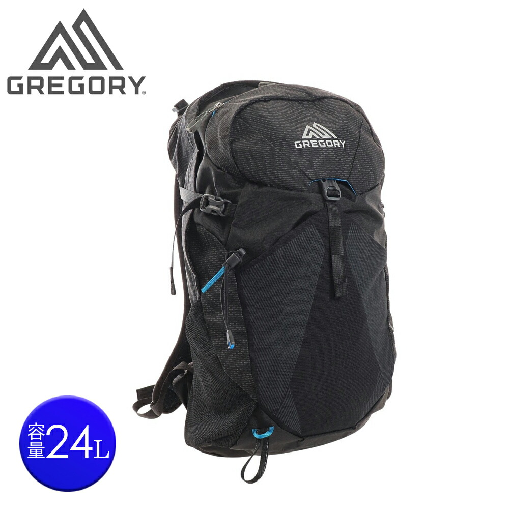 グレゴリー（GREGORY）（メンズ、レディース）バックパック リュック 登山 ハイキング シトロ24 1268797416 オゾンブラック 24L｜Victoria L-Breath支店