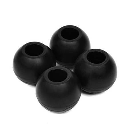 Helinox チェアワン 黒　DAC社のボールフィート付き チェアボールフィート 55mm（4個セット）｜モンベル