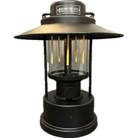 【ポイント最大10倍キャンペーン・要エントリー 4/14 20:00 - 4/17 09:59】5050WORKSHOP（5050WORKSHOP） ランタン LED RETRO LAMP MATTE BLACK TR049-5WS-4045