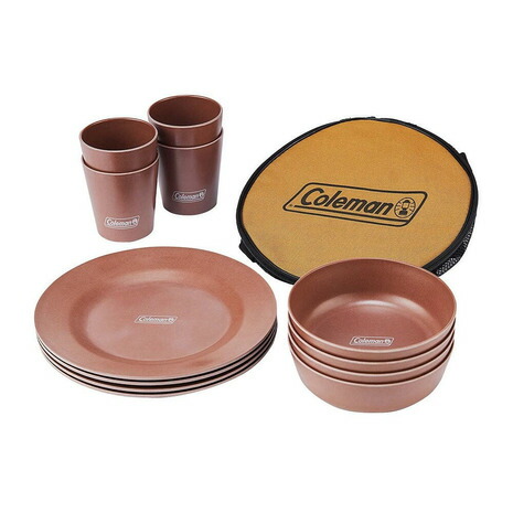 楽天市場】Coleman コールマン エナメル食器セット 24ピース