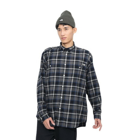 ザ・ノース・フェイス（THE NORTH FACE）（メンズ、レディース）長袖 フロストフォージ フランネル シャツ NR62431 KG