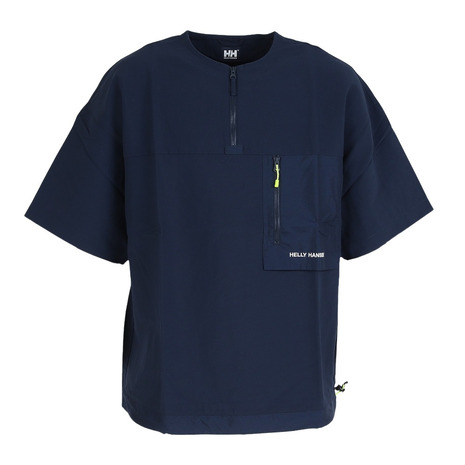 【ポイント最大10倍キャンペーン・要エントリー 4/14 20:00 - 4/17 09:59】ヘリーハンセン（HELLY HANSEN）（メンズ）半袖シャツ ミステプルオーバー HH32508 ON