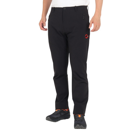 マムート（MAMMUT）（メンズ）軽量 撥水 ストレッチ パンツ ボトム Trekkers 3.0 SO Pants AF Men 1021-00413-0001 ブラック｜Victoria L-Breath支店