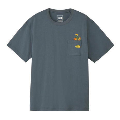 ザ・ノース・フェイス（THE NORTH FACE）（メンズ）フラッシュドライフラワーロゴ 半袖Tシャツ NT32638 SL