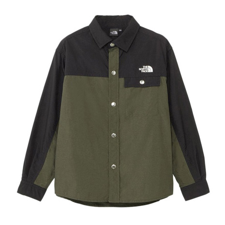 ザ・ノース・フェイス（THE NORTH FACE）（キッズ）キッズ 長袖Tシャツ ヌプシシャツ NRJ62322 NT
