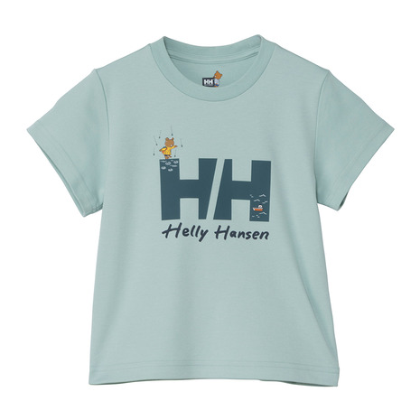 【ポイント最大10倍キャンペーン・要エントリー 4/14 20:00 - 4/17 09:59】ヘリーハンセン（HELLY HANSEN）（キッズ）半袖 ロゴヘリーベア Tシャツ HJ62602 SN