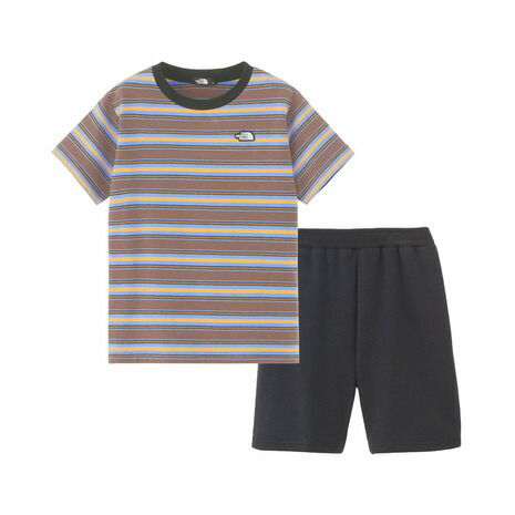 ザ・ノース・フェイス（THE NORTH FACE）（キッズ）ボーダーテント 半袖Tシャツ ショートパンツ セット キッズ NTJ32436 K 8,800円